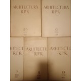 Arhitectura RPR nr. 4-5, nr. 6, nr. 7, nr. 9, nr. 10/ 1956 (5 numere)