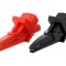 Bornă crocodil 20A 4mm negru şi roşu 1kV