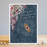 Felicitare - Favourite Place Boat | Louise Tiler Designs