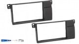 Set 2 Rame Radio 2DIN BMW E46 (1998-2007), Negru, 104x183mm, Seria 3 Sedan/Coupe/Touring/Cabrio/Compacta