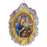 Icoana mica cu flori de perete 26x18cm Zilan EXT6185