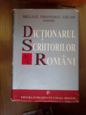 h0c Dictionarul scriitorilor romani - A - C foto