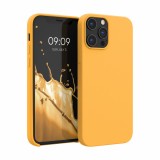 Cumpara ieftin Husa pentru iPhone 12 Pro Max, Silicon, Galben, 52644.217