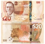 Belize 20 Dollars 2025 P-76 UNC