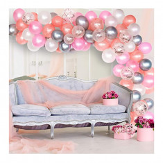 Set 103 baloane si accesorii pentru aniversare, petrecere tip arcada
