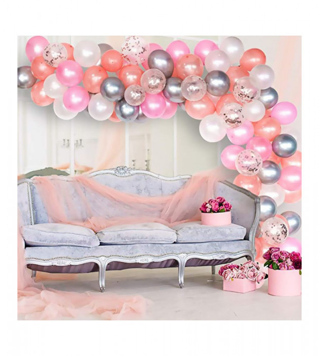 Set 103 baloane si accesorii pentru aniversare, petrecere tip arcada