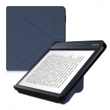 Husa pentru Kobo Libra H2O, Piele ecologica, Albastru, 50311.17, Kwmobile