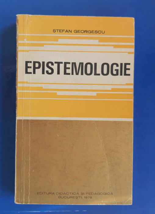 Epistenologie - Ștefan Georgescu