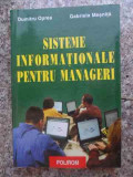 Sisteme Informationale Pentru Manageri - D. Oprea G. Mesnita ,533628, Polirom