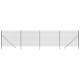 Cumpara ieftin Gard plasa de sarma, antracit, 2,2x10 m, otel galvanizat