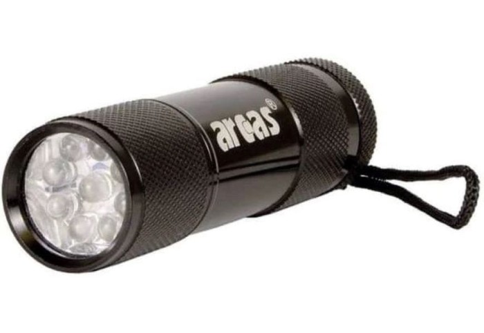 Lanterna cu 9 LED-uri, include 3 x AAA, Arcas