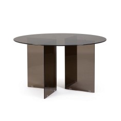 Masa sticla amber Iride &Oslash;130x75h