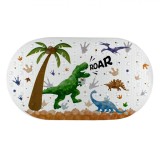 Covor de Baie Dinozauri, Antialunecare, Transparent, 69x38.5cm