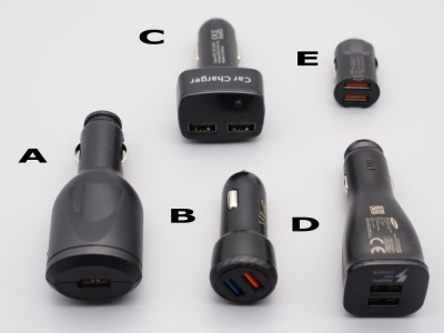 Incarcator auto, priza, cu mufa USB foto