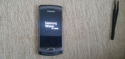 Smartphone Rar Samsung Wave S8500 Black Liber retea Livrare gratuita! foto