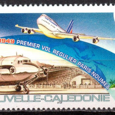 NOUA CALEDONIE 1999, Aniversari, Aviatie, serie neuzată, MNH