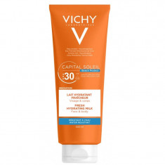 Vichy Capital Soleil Lapte hidratant de protectie solara pentru fata si corp SPF 30, 300 ml