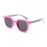 Ochelari De Soare Copii Techsuit 8351-C42, Polarizati, Roz Mov