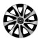 Set 4 capace roti Drift exrta Gri-Negru R14 pentru gama auto Opel