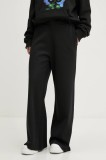 HUGO pantaloni de trening culoarea negru, neted, 50530447