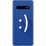 Husa silicon pentru Samsung Galaxy S10, Smile