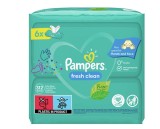 Pampers fresh clean Servetele Umede, 6 pachete x 52, 312 buc