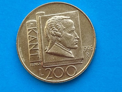 200 Lire 1996 San Marino-UNC-RAR foto