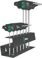 Set chei torx tip &quot;T&quot;, 467/7 TORX HF Set 2, 7 bucati, Wera 05023456001 HardWork ToolsRange