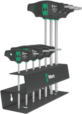Set chei torx tip &amp;quot;T&amp;quot;, 467/7 TORX HF Set 2, 7 bucati, Wera 05023456001 HardWork ToolsRange foto