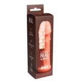 Manșon pentru extensia penisului LOLA Real Bubbles, +1 cm &icirc;n lungime, +1.5 cm &icirc;n grosime, culoarea pielii