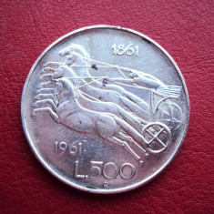 MONEDA 500 LIRE 1961 iTALIA