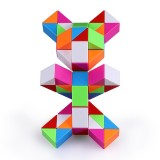 Magic Cube 3D Șarpe Rubik Multifuncțional, 60 Secțiuni, Puzzle Creativitate, Dezvoltare Abilități, Non-Toxic, Copii +3 Ani