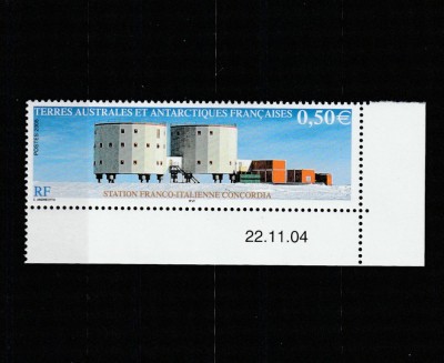 Taaf 2005 - Colonii franceze , Statia de cercetare &amp;quot;Concordia&amp;quot; , dantelat , MNH ,Mi.567 foto