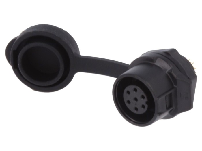 Conector circular mamă 7 pini IP67