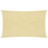 Cumpara ieftin Panza Parasolar pentru Umbrire 2x4,5 m, Material HDPE 160 g/mp, Protectie UV 90%, Culoare Bej, vidaXL