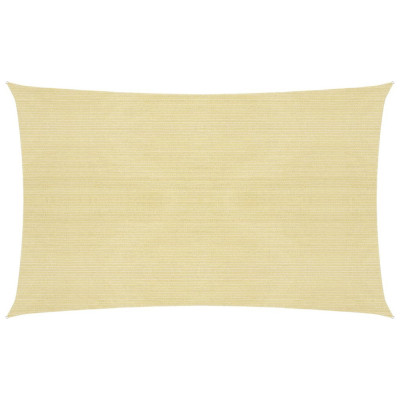 Panza Parasolar pentru Umbrire 2x4,5 m, Material HDPE 160 g/mp, Protectie UV 90%, Culoare Bej foto
