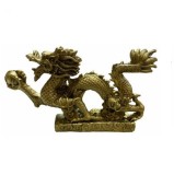 Dragon cu bila din rasina 22x12cm, model FS515