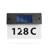 Garden of Eden - Numar de casa solar, cu LED alb rece plexiglas transparent 18 x 20 cm Best CarHome