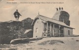 1915 Ilustrata turistica Stanca Omul si Casa de adapost - Escursiune in Muntii Bucegi, Sinaia - Busteni, Editor Saraga