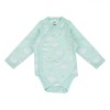 Body Bebelusi, Model Nor, Maneca Lunga, Culoare Verde Menta, Material Bumbac