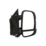 Oglinda exterioara Citroen Jumper, Fiat Ducato (250), Peugeot Boxer, 09.2006-prezent, Stanga, Crom, manuala, Fara incalzire, carcasa neagra, Convex,