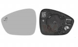 Geam oglinda exterioara cu suport fixare Citroen C4 Picasso, 06.2013-, Stanga, incalzita; geam convex; cromat; cu functie detectie unghi mort, View M, View Max