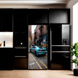 Folie imprimata color pentru decor Frigider, dimensiune 200 x 90cm, model: AVX-FR02, AVEX
