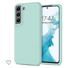 Husa silicon protectie camera cu microfibra Samsung Galaxy S22 Plus Turcoaz