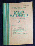 Carte - Gazeta Matematica, anul LXXXIV, nr. 7, iulie 1979