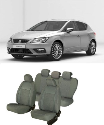 Huse scaune auto dedicate Seat Leon 2013-2019 Premium cu insertii piele foto