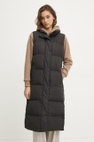 Superdry vesta femei, culoarea negru, de iarna, W5011803A-02A