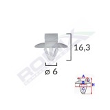 CLIPS FIXARE ELEMENTE EXTERIOARE PENTRU IVECO/OPEL/RENAULT 6X16.3 - GRI SET 10 BUC 61831