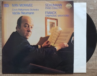 Schumann Piano Concerto, Franck Symphonic Variations// disc vinil foto