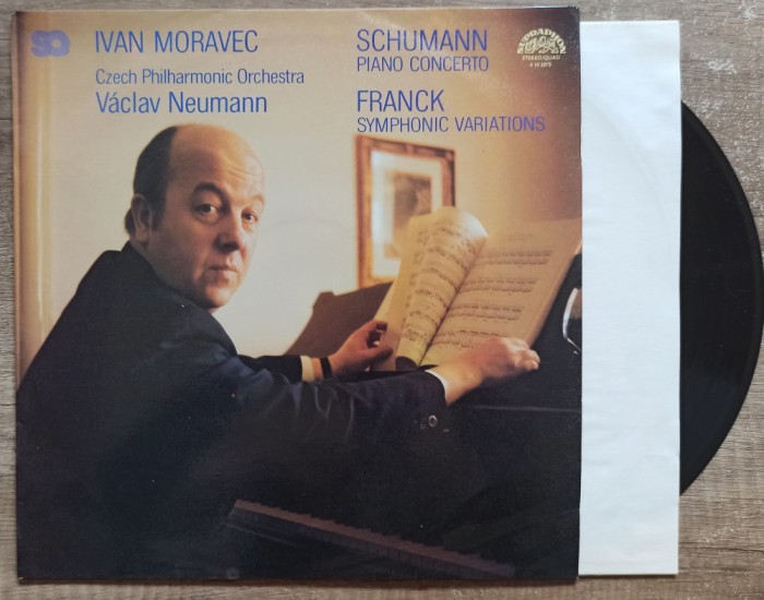 Schumann Piano Concerto, Franck Symphonic Variations// disc vinil